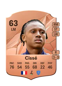 Lamine Cissé Rare 63 Overall Rating