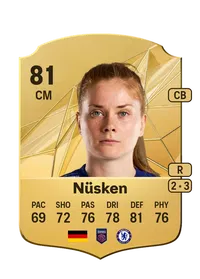 Sjoeke Nüsken Rare 81 Overall Rating