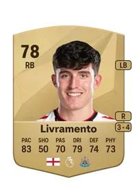 Tino Livramento Common 78 Overall Rating