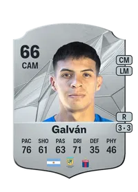 Tomás Galván Rare 66 Overall Rating