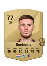 Sam Beukema Common 77 Overall Rating