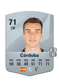 Córdoba Common 71 Overall Rating