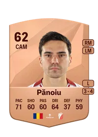 Ștefan Pănoiu Common 62 Overall Rating