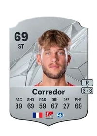 Killian Corredor Rare 69 Overall Rating