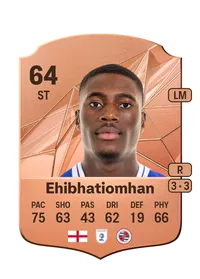 Kelvin Ehibhatiomhan Rare 64 Overall Rating