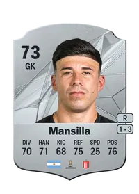 Matías Mansilla Rare 73 Overall Rating