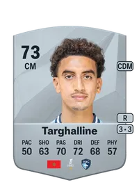 Oussama Targhalline Common 73 Overall Rating