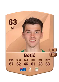 Noah Botić Common 63 Overall Rating