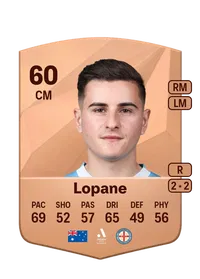 Alessandro Lopane Common 60 Overall Rating