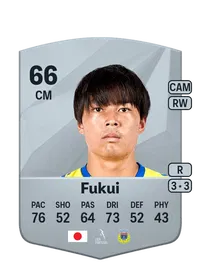 Taichi Fukui Common 66 Overall Rating