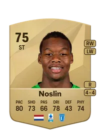 Tijjani Noslin Common 75 Overall Rating