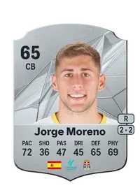 Jorge Moreno Rare 65 Overall Rating