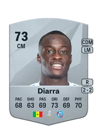 Habib Diarra Common 73 Overall Rating