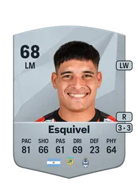 Juan Cruz Esquivel Common 68 Overall Rating