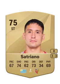 Martín Satriano Common 75 Overall Rating