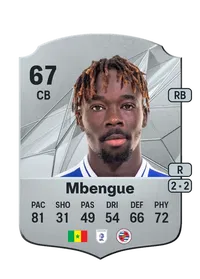 Amadou Mbengue Rare 67 Overall Rating