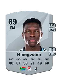 Bongokuhle Hlongwane Common 69 Overall Rating