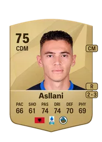 Kristjan Asllani Common 75 Overall Rating