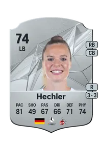 Janina Hechler Rare 74 Overall Rating