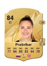 Lara Prašnikar Rare 84 Overall Rating