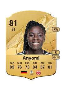 Nicole Anyomi Rare 81 Overall Rating