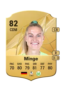 Janina Minge Rare 82 Overall Rating