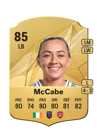 Katie McCabe Rare 85 Overall Rating