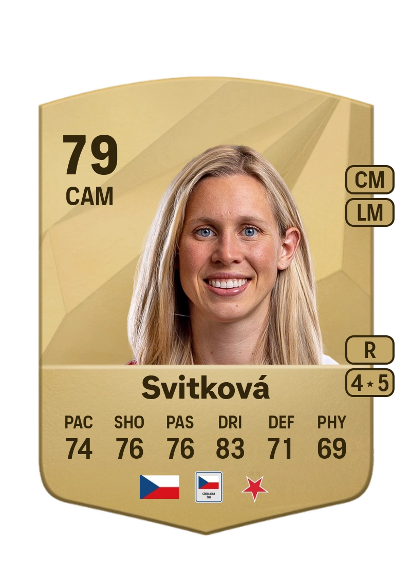 Kateřina Svitková Common 79 Overall Rating