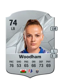 Lily Woodham Rare 74 Overall Rating