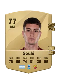 Matías Soulé Common 77 Overall Rating