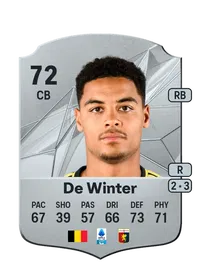 Koni De Winter Rare 72 Overall Rating