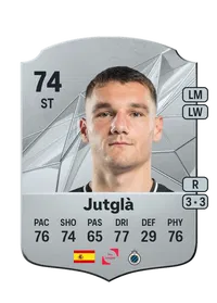 Jutglà Rare 74 Overall Rating