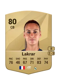 Maëlle Lakrar Common 80 Overall Rating