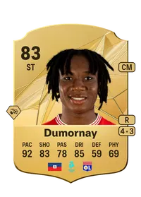 Melchie Dumornay Rare 83 Overall Rating