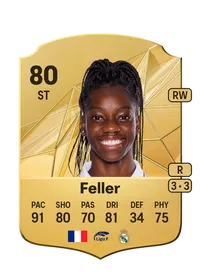 Naomie Feller Rare 80 Overall Rating