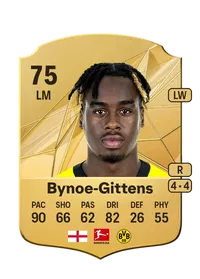 Jamie Bynoe-Gittens Rare 75 Overall Rating