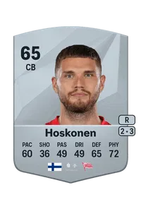 Arttu Hoskonen Common 65 Overall Rating