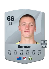 Finn Surman Common 66 Overall Rating