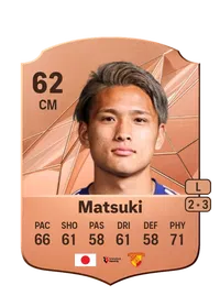 Kuryu Matsuki Rare 62 Overall Rating