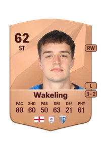 Jacob Wakeling Common 62 Overall Rating