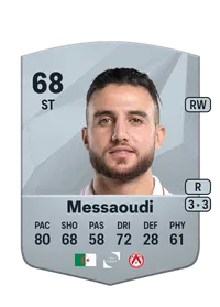 Billal Messaoudi Common 68 Overall Rating