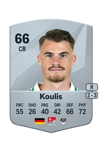 Niko Koulis Common 66 Overall Rating