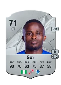 Yira Sor Rare 71 Overall Rating