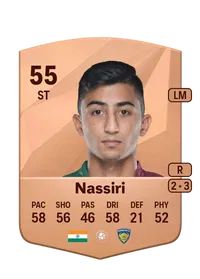 Kiyan Nassiri Common 55 Overall Rating