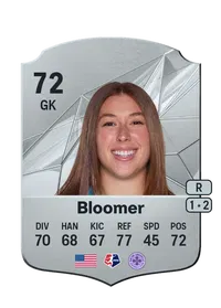 Jordyn Bloomer Rare 72 Overall Rating