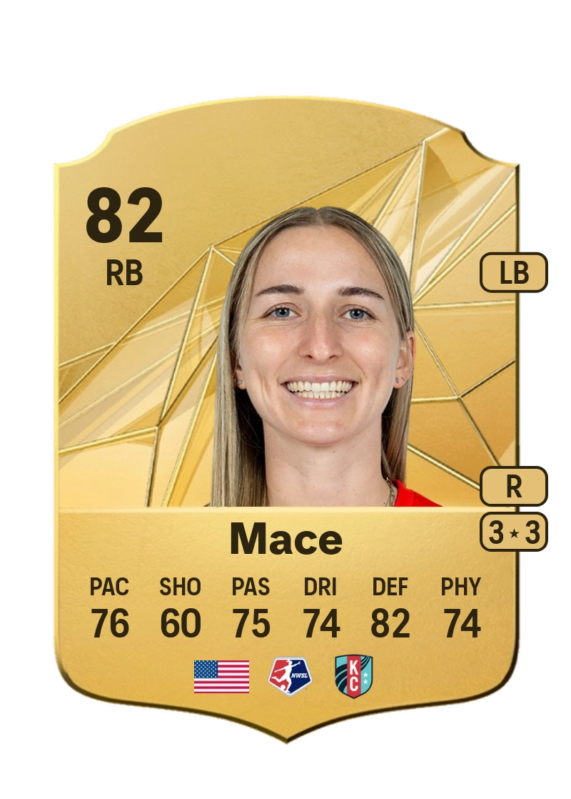 Hailie Mace Rare 82 Overall Rating