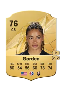 Sarah Gorden Rare 76 Overall Rating