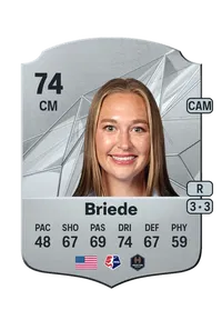 Belle Briede Rare 74 Overall Rating