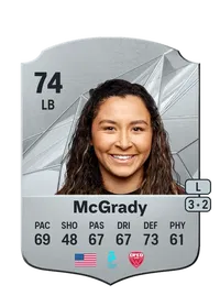 Tegan McGrady Rare 74 Overall Rating