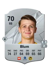 Lewin Blum Rare 70 Overall Rating